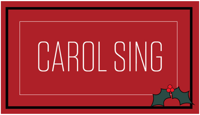 Carol Sing – The First Sunday after Christmas, December 27, 2020