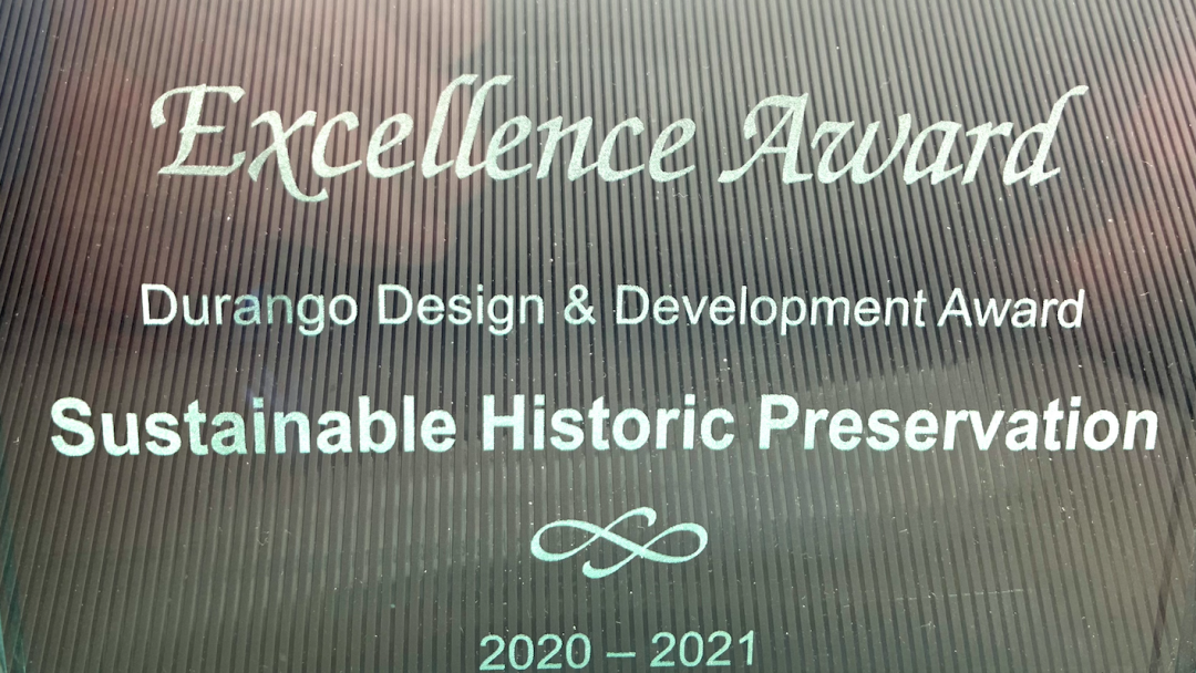 Historic Preservation Board of Durango Award