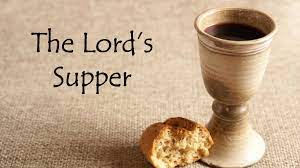 This Sunday is the Sacrament of the Lord’s Supper
