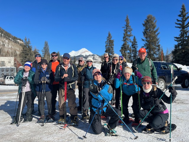 Photos from the Fantastically Successful POPs Snow-shoe Hike