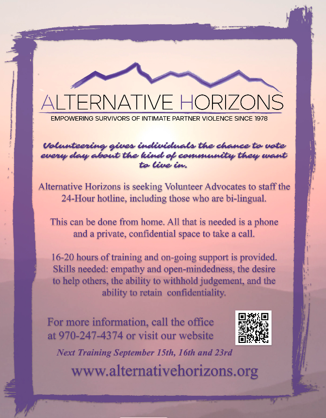 Alternative Horizons Volunteer Training